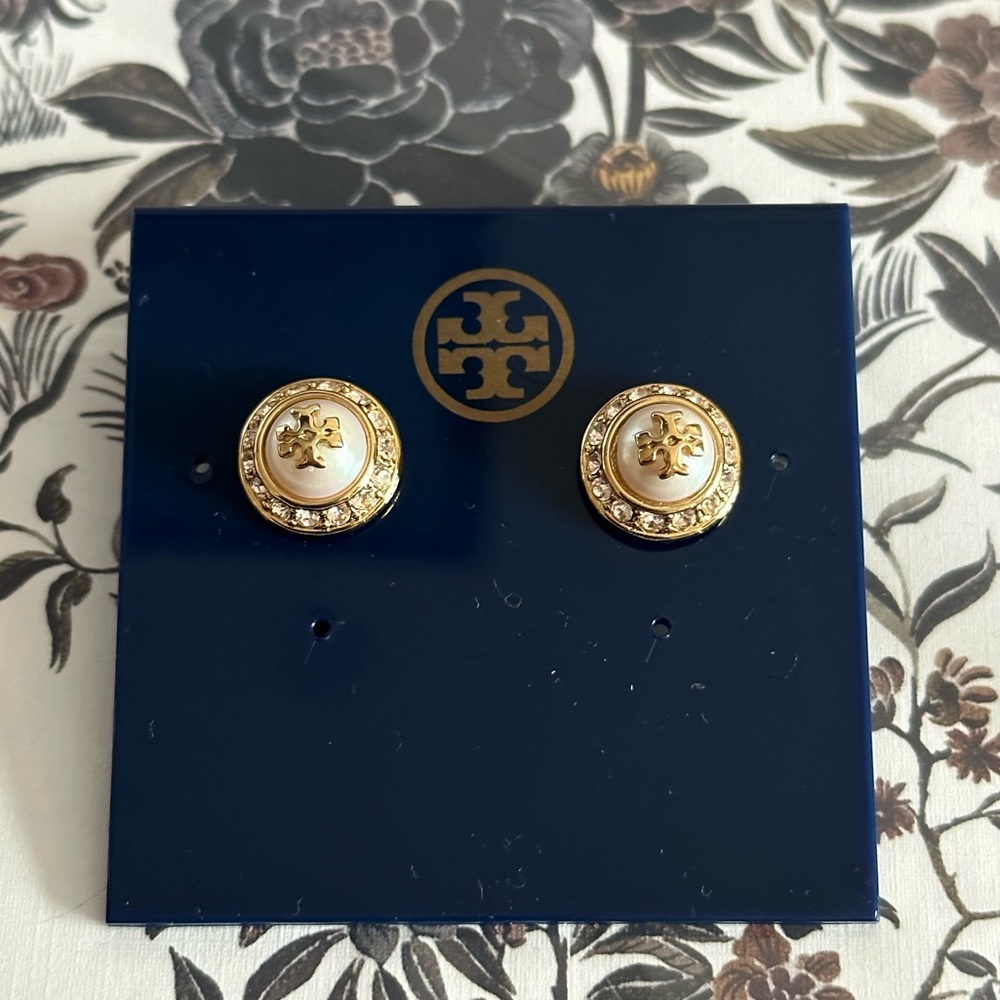 Tory Burch Natalie Pearl Stud Earring - NWT